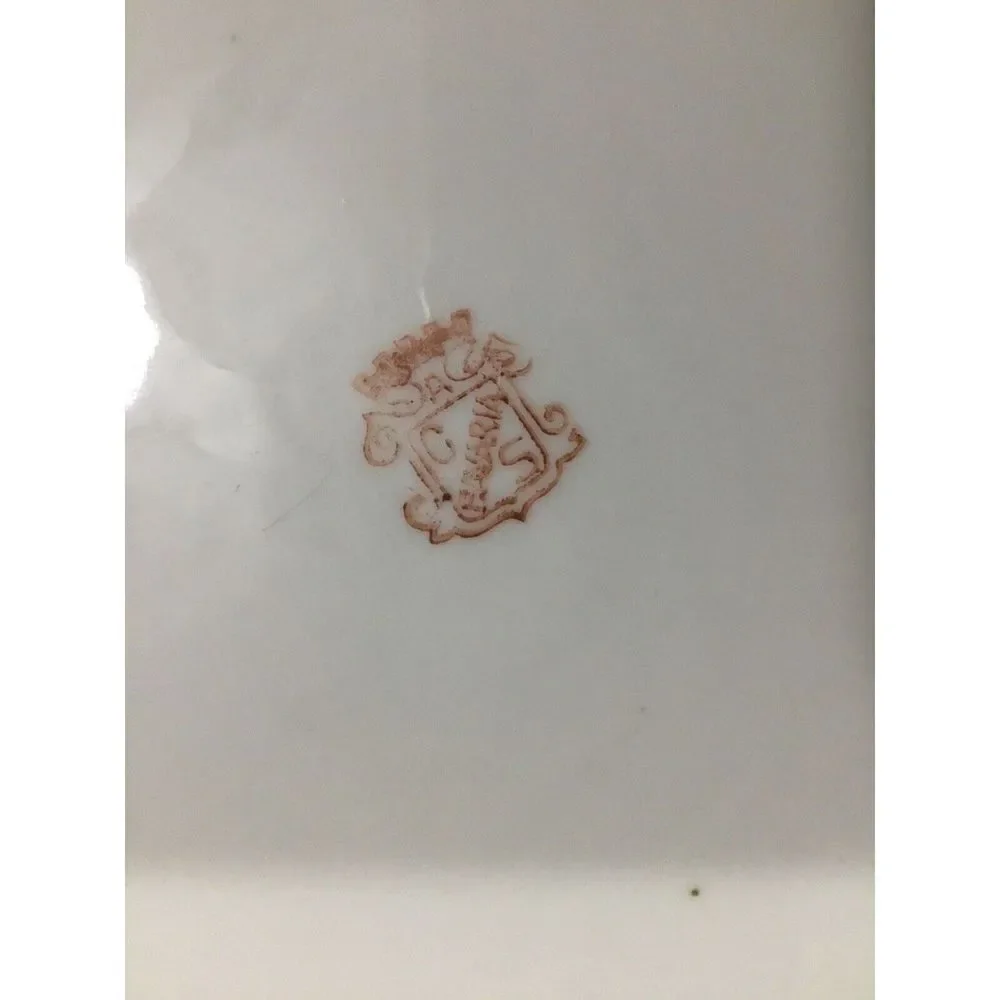 Vtg 1900’‎ CARL SCHUMANN ARZBERG CHOP / CABINET PLATE BAVARIA GOLD Lusterware